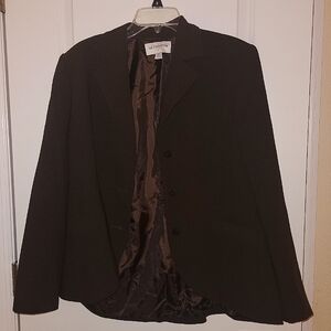 Woman's Chocolate Brown Suit Jacket